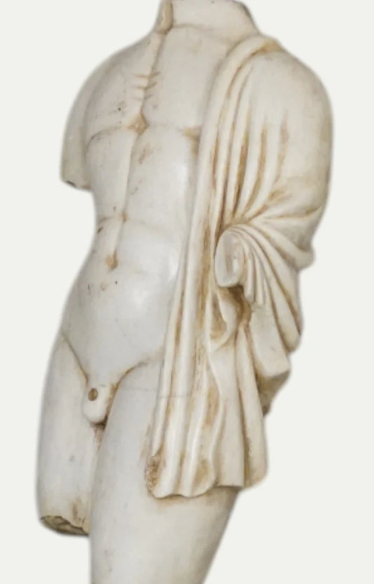 Classical Roman Marble Torso Sculpture of Doryphores