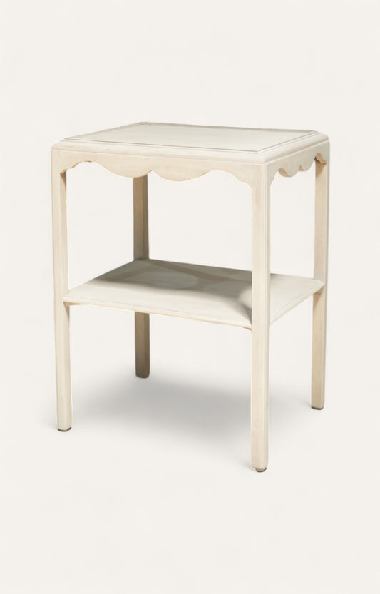 Scallopped Side table