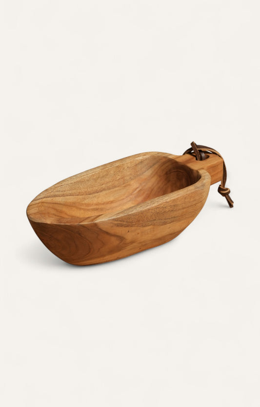 Wooden Scoop Bowl