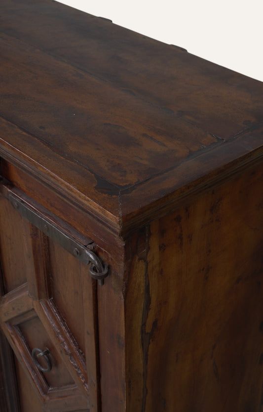 French Vintage Design Wooden Cabinet