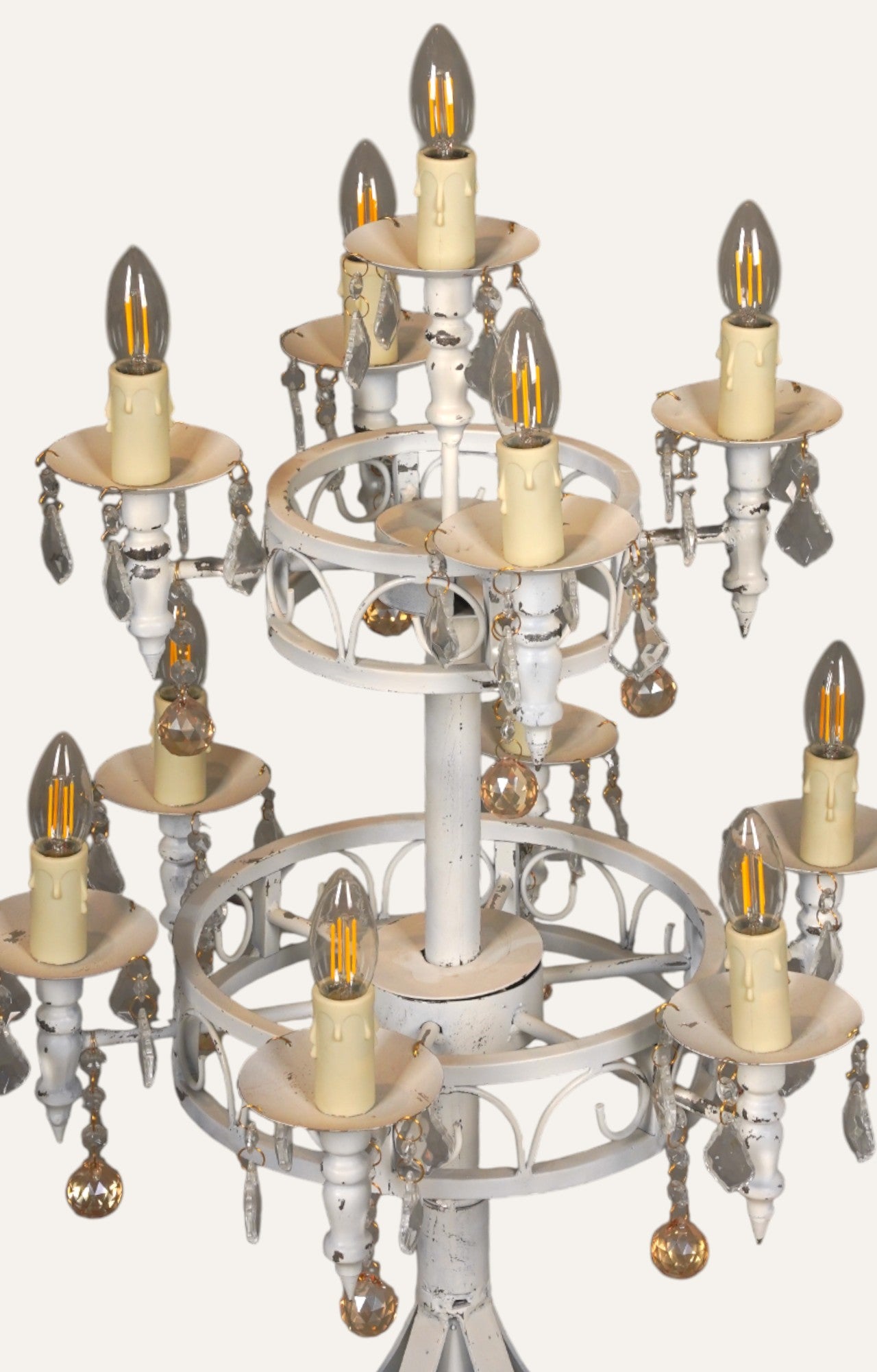French Architectural Table Chandelier