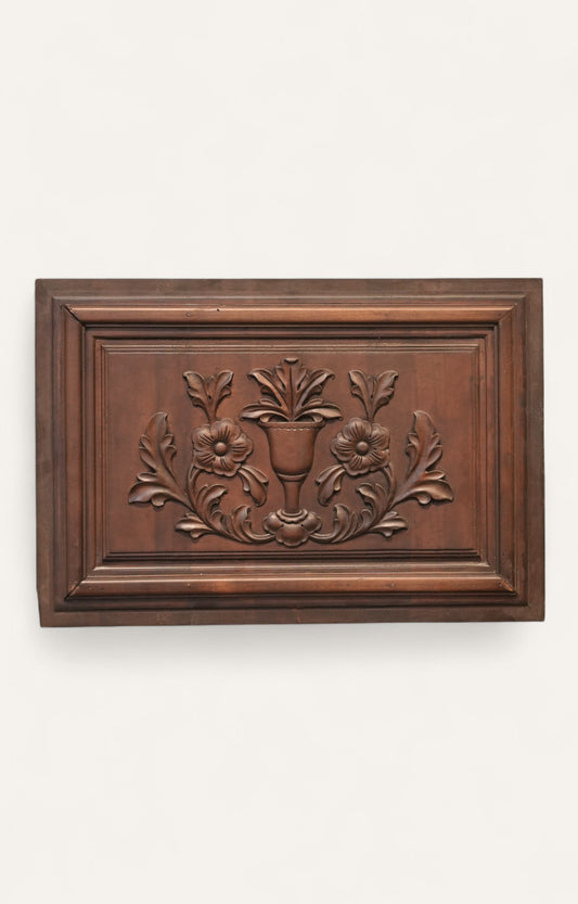 Floral Decorative Wooden Panel