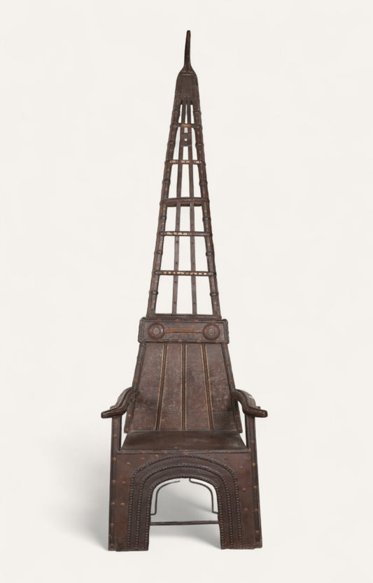 Singhasan Antique Throne Chair