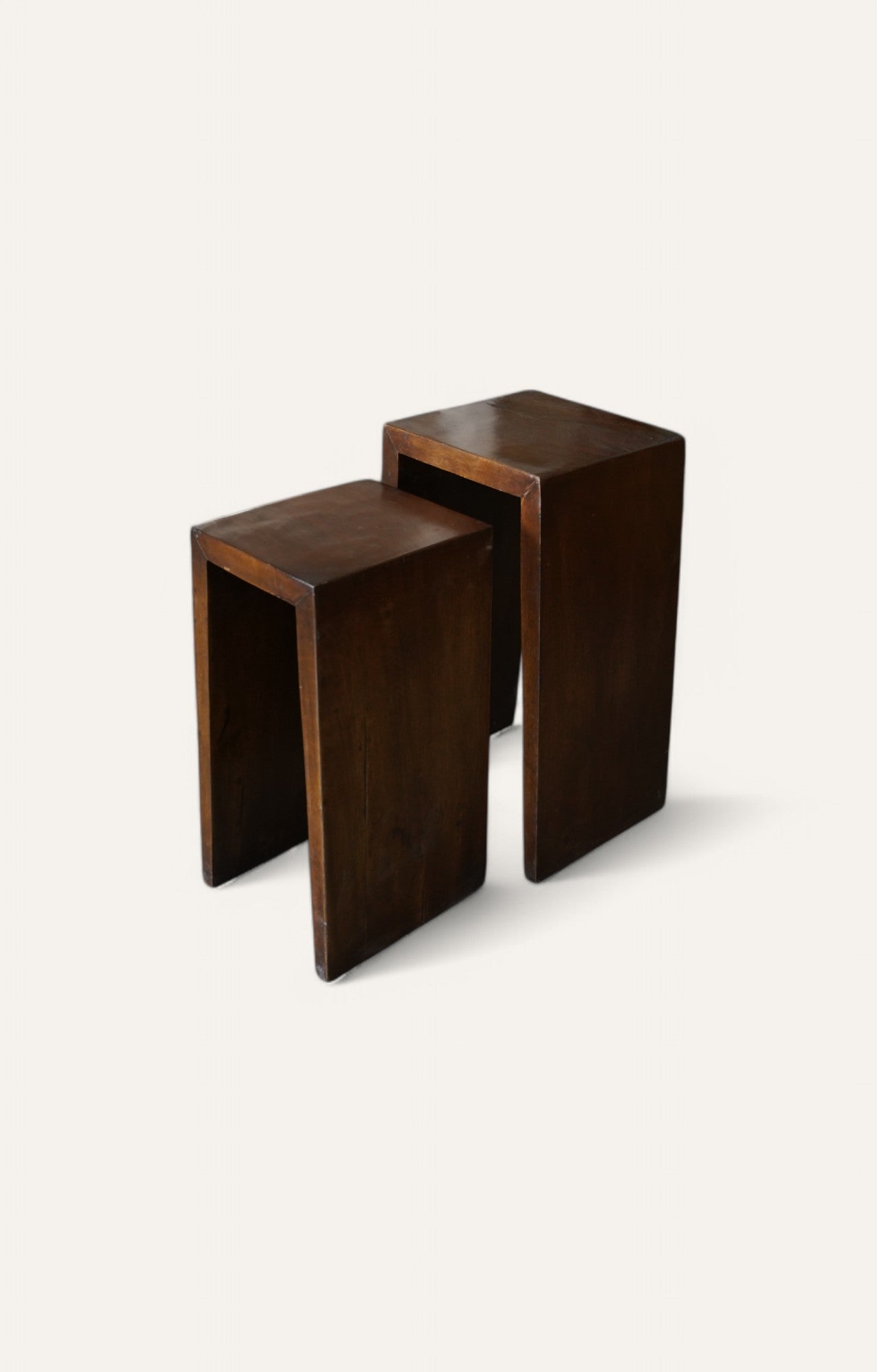 The Attic French Style Wooden Nesting Table