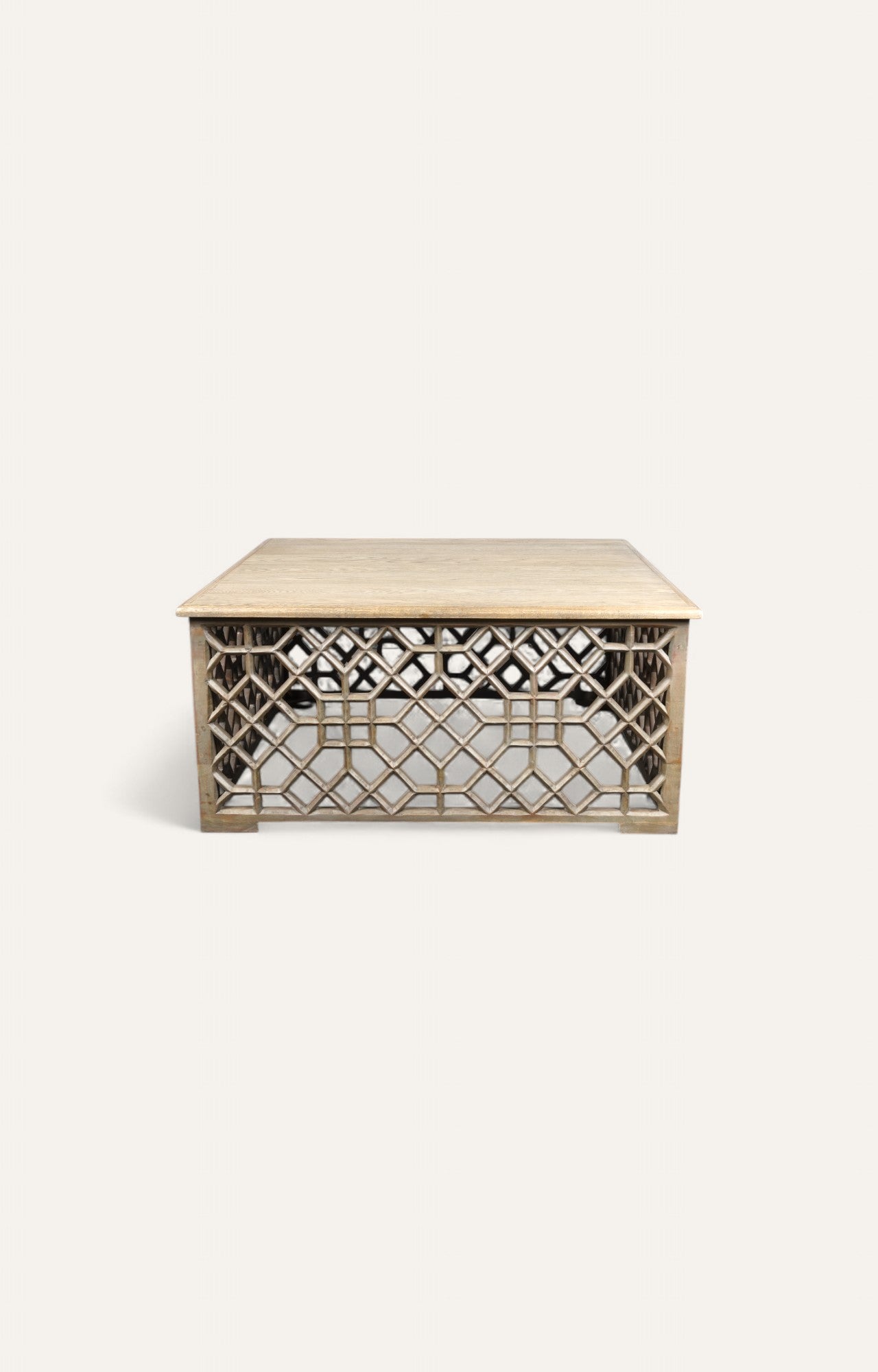 Intricate Netted Square Table