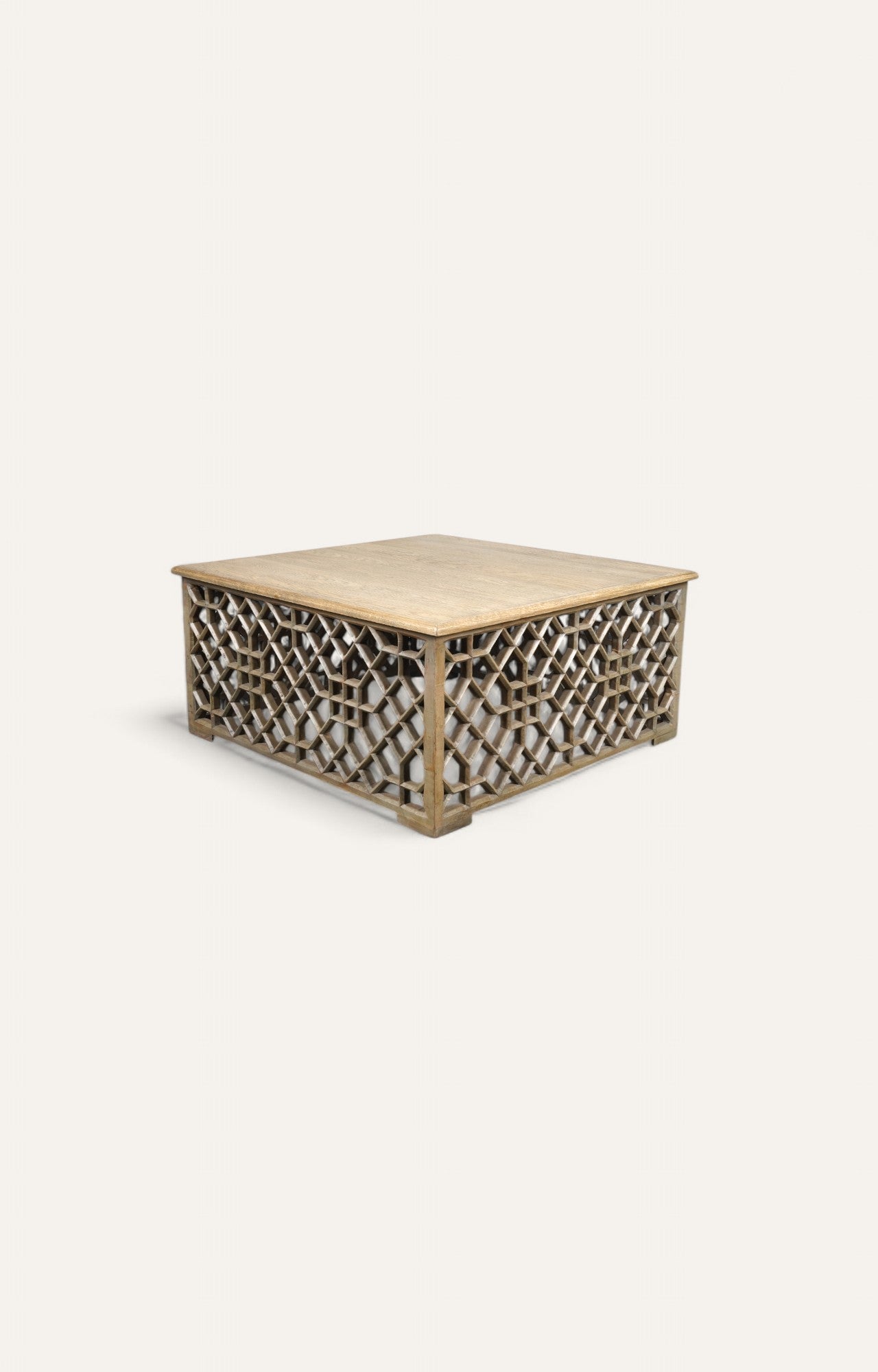 Intricate Netted Square Table