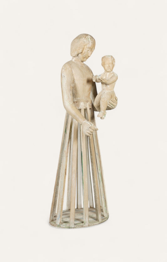 Mother & Son Christion Figure