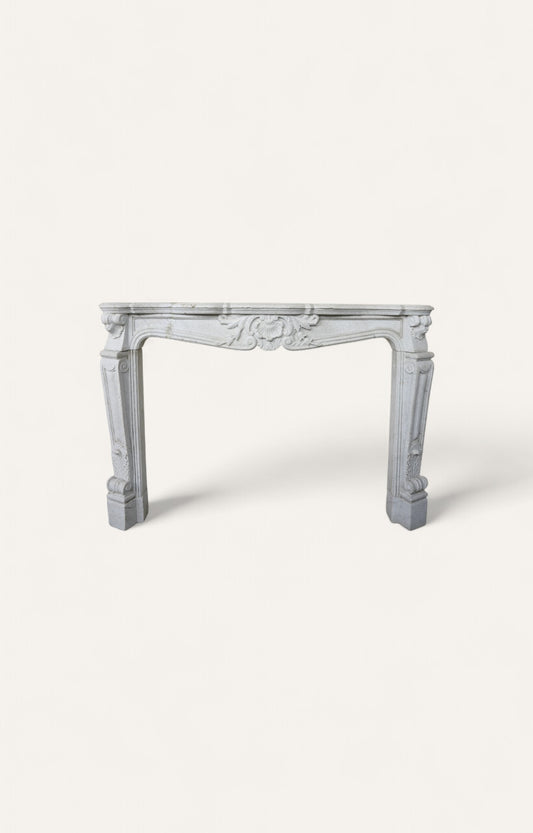 Hand Carved Marble Fireplace