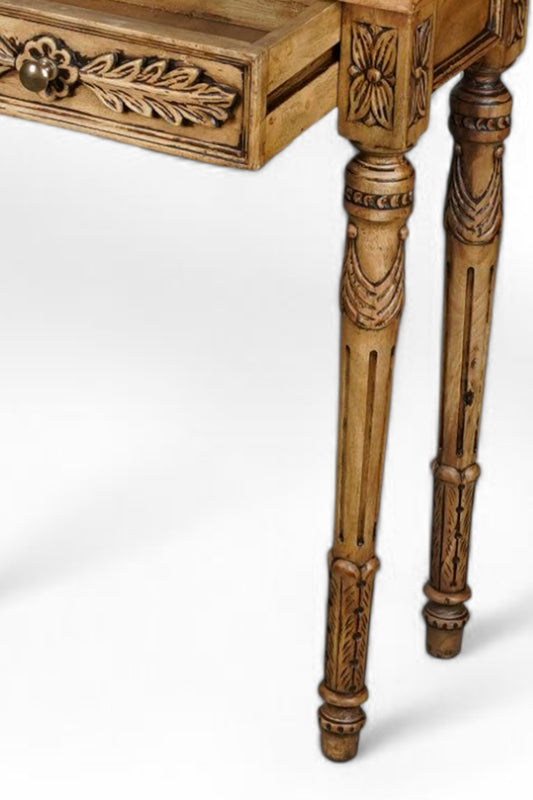 Imperial 6 Leg Console Carved