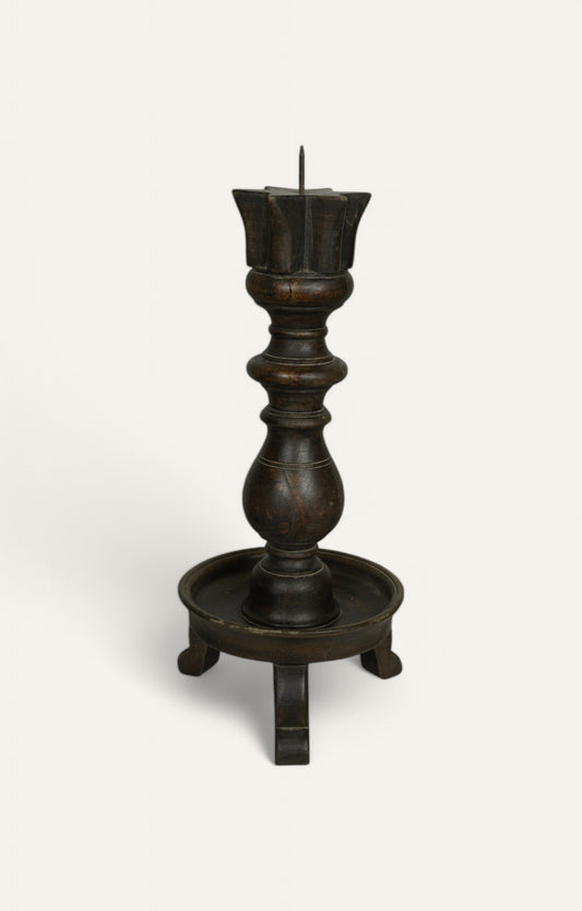 Regal Wooden Vintage Candle Stand