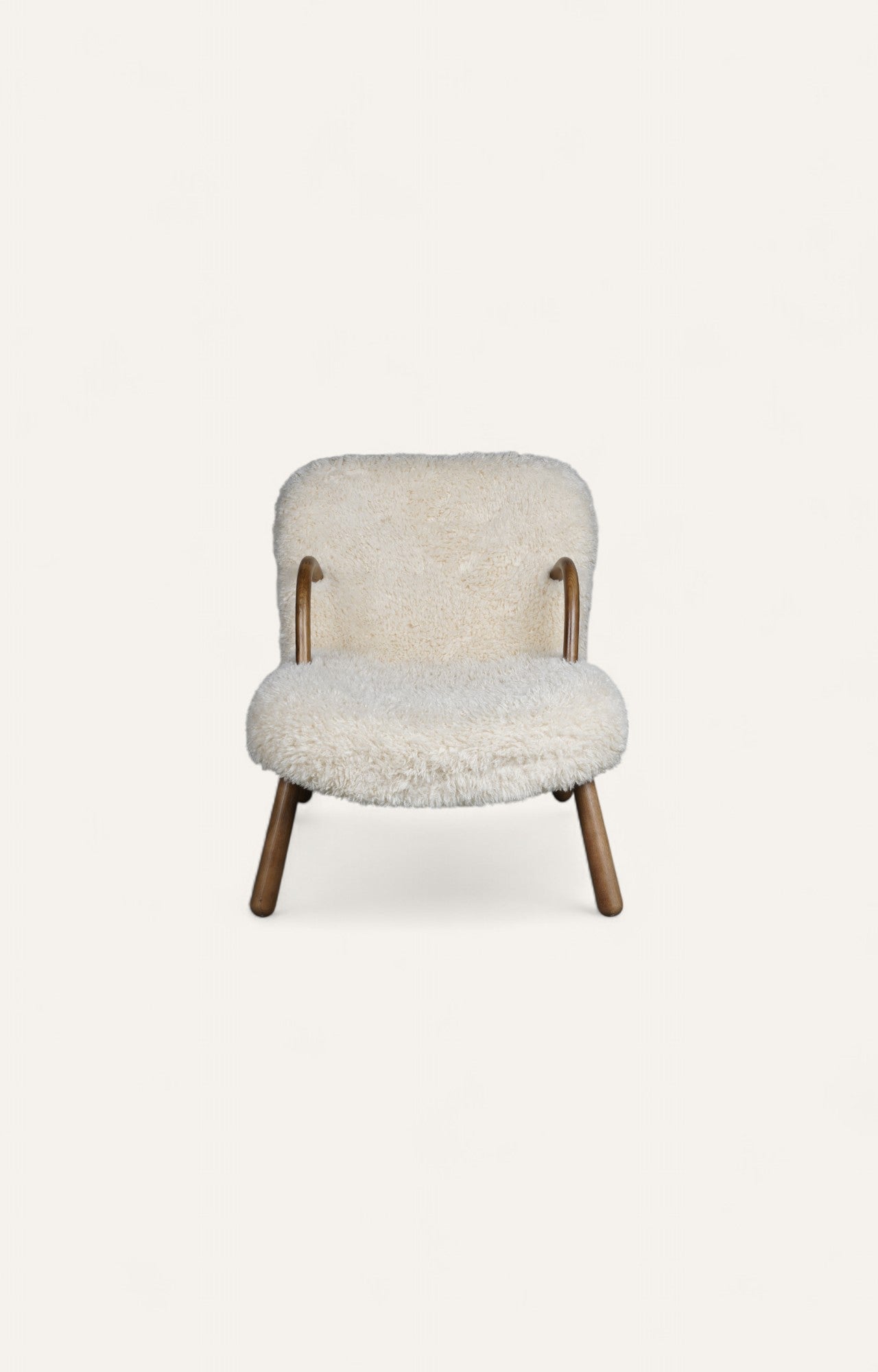 Scandi-Inspired Nordic Minimalist Bouclé Armchair