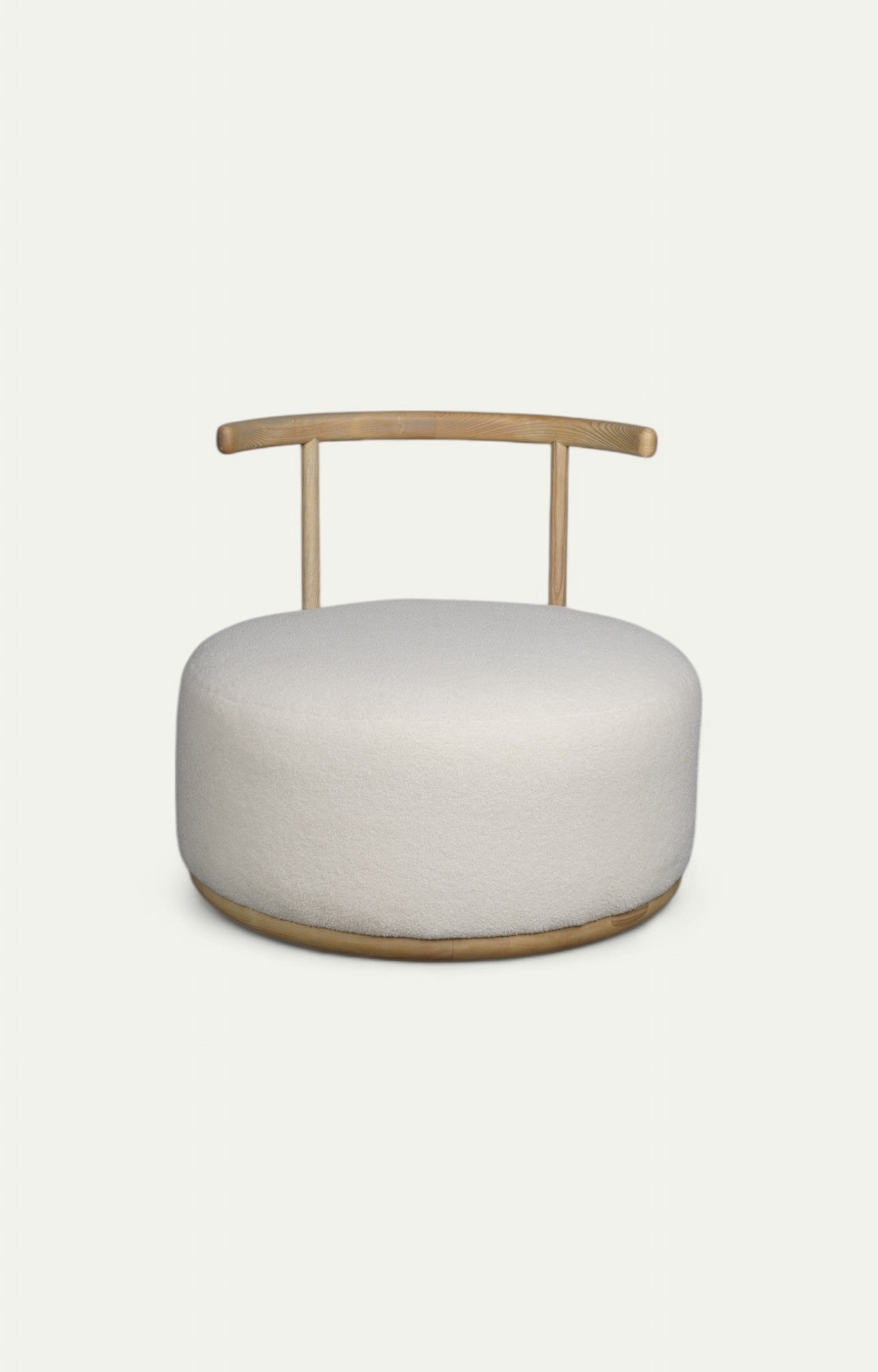Foam Sponge Oak Armchair