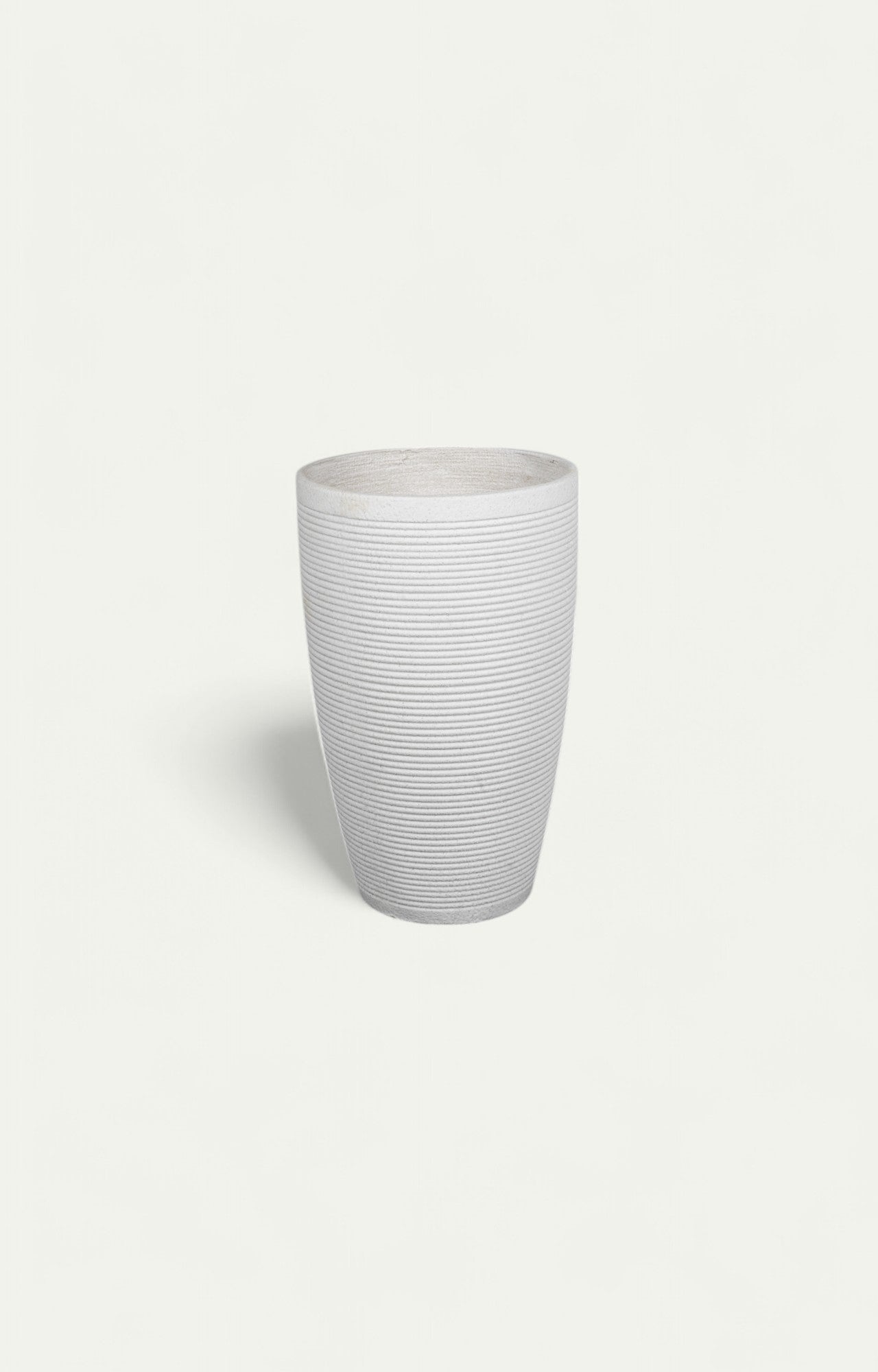 White resin Planter - Small