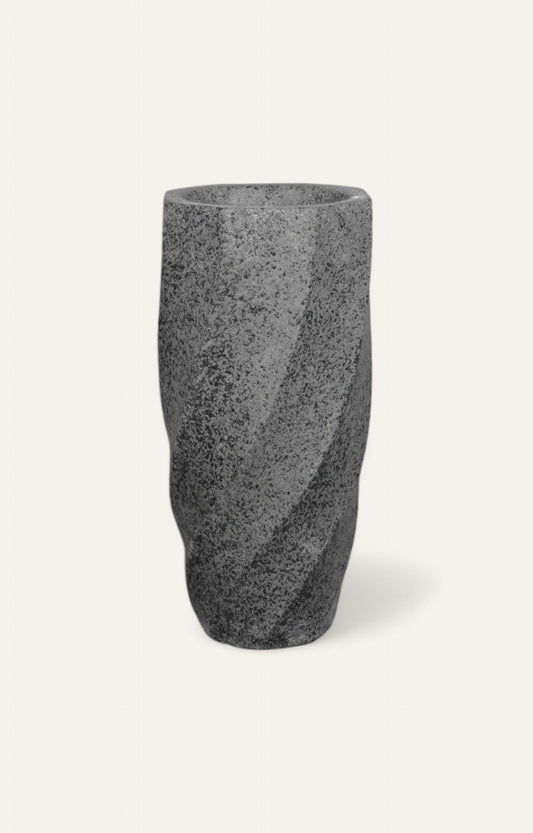 Twisted Stone Planters - Medium