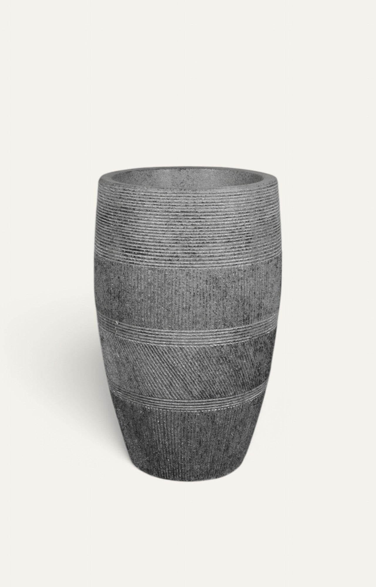 Sanded Texture Round Planter – Medium