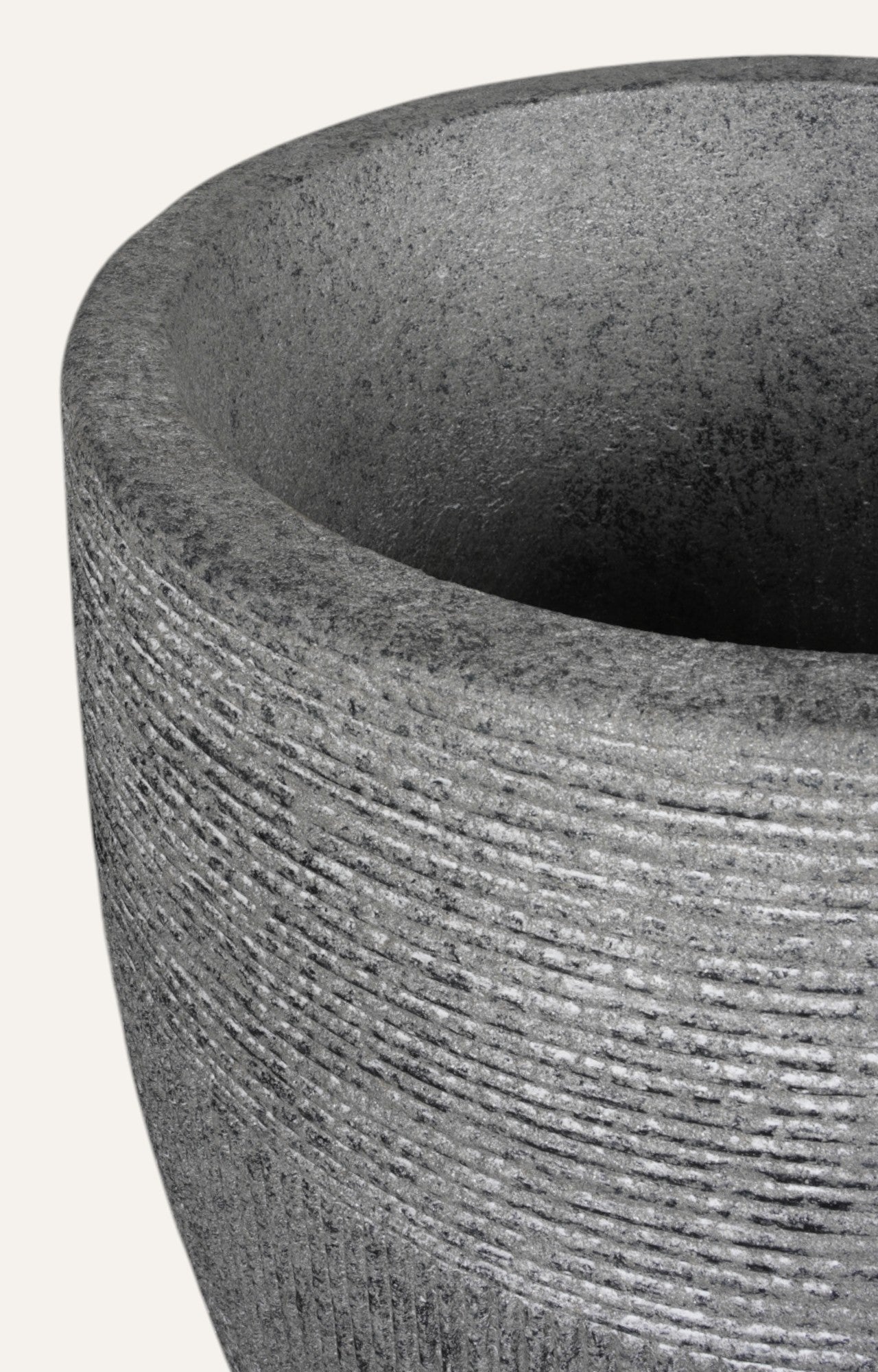 Sanded Texture Round Planter – Small