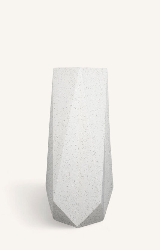 Geometric White Planter Big