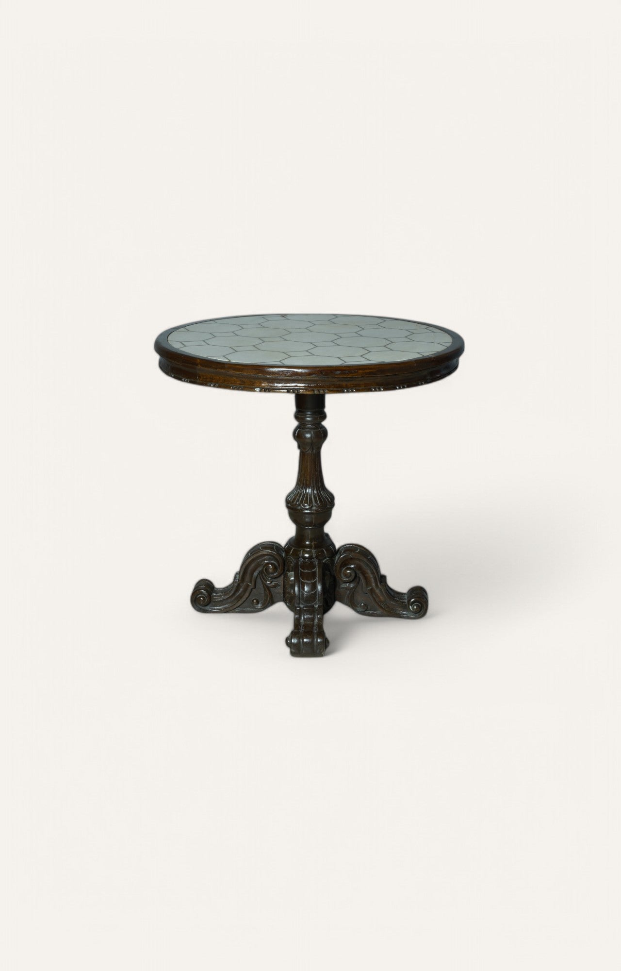 French Hand Carved Occasional Table
