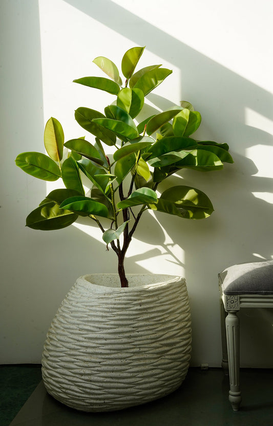 Ripple Resin Planter – Small