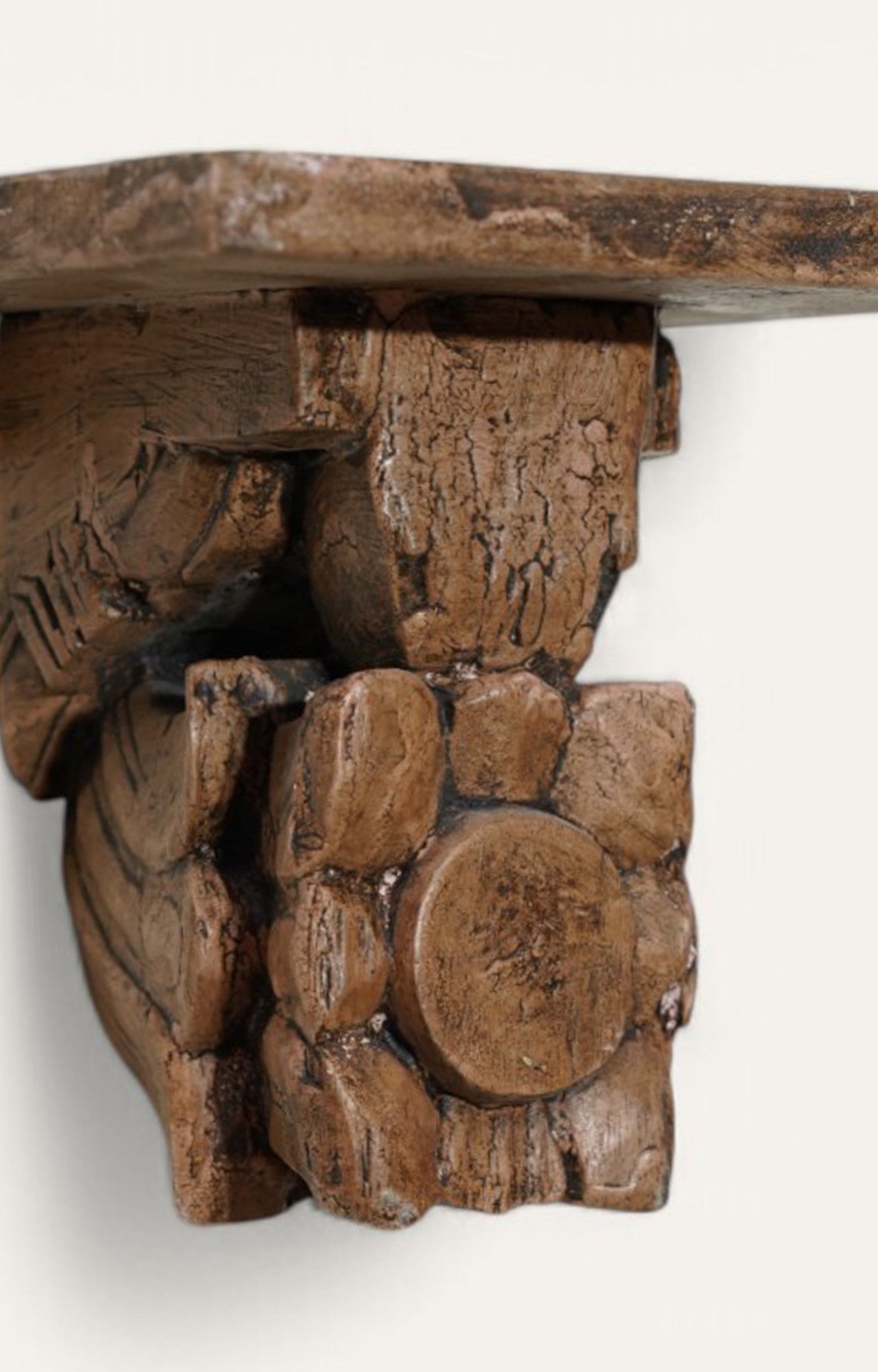 Wooden Hand-carved Wall Bracket