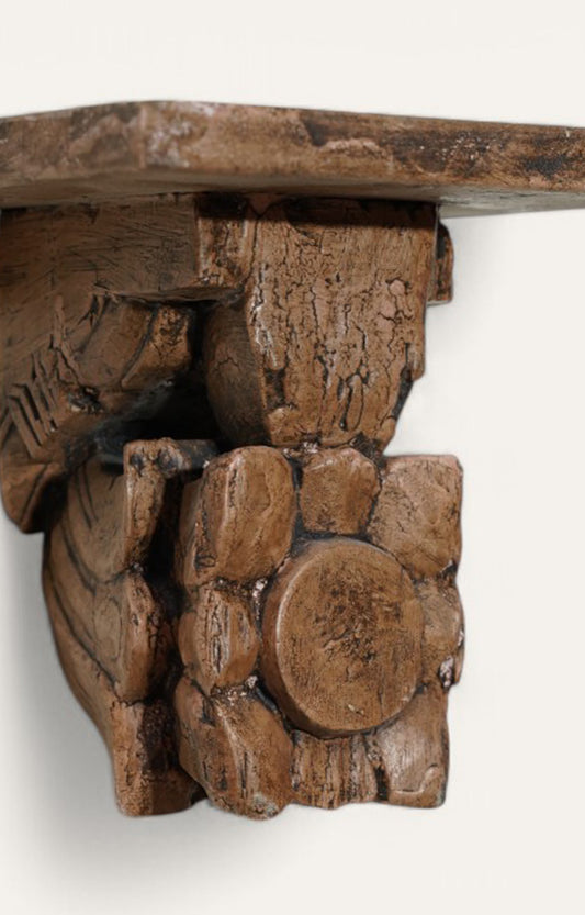 Wooden Hand-carved Wall Bracket
