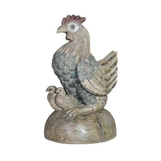 Vintage Wooden Painted Birds