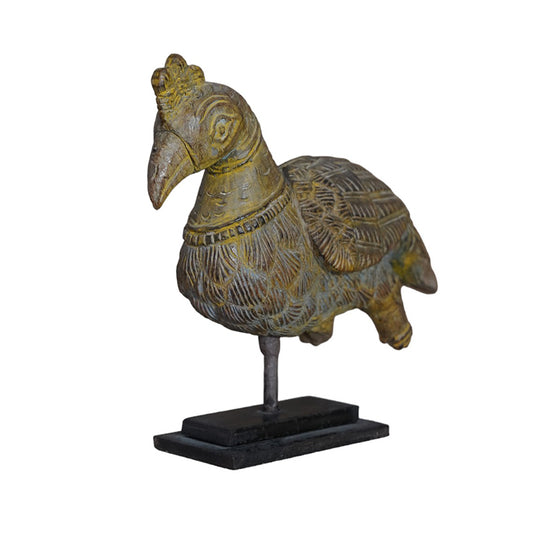 Wooden Bird on Stand