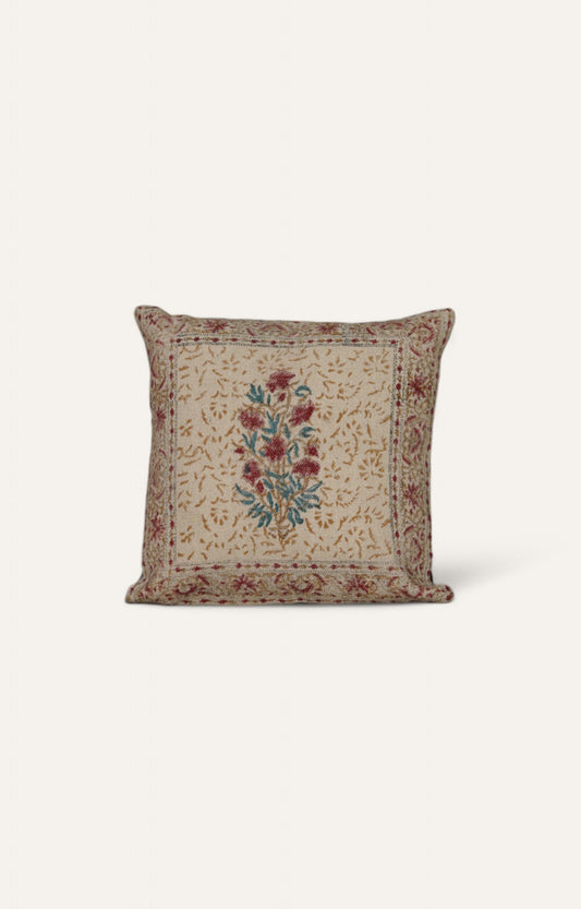 Floral Printed Cotton Cushion Cover