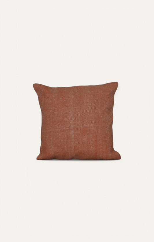 Monochromatic Orange Printed Cushion