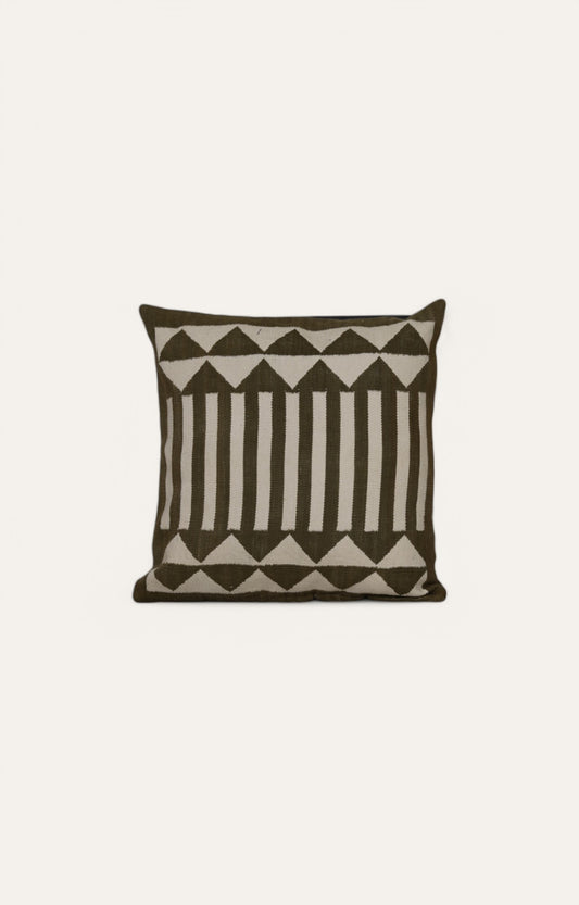 Geometric pattern Handwoven Cushion