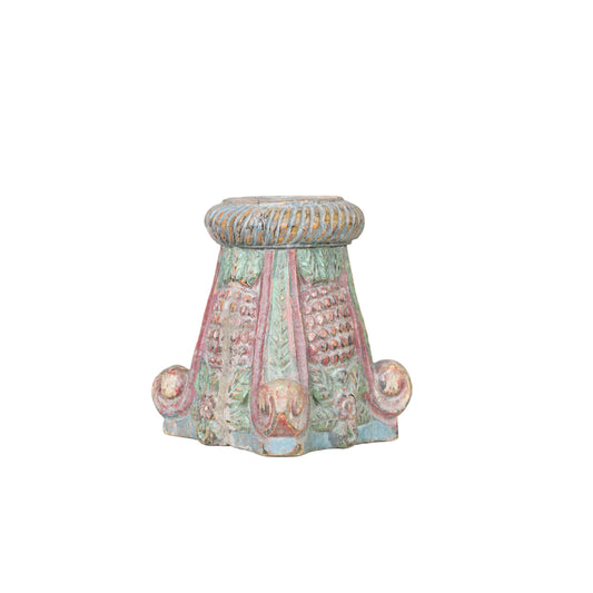 Indian Painted Pedestals & Columns