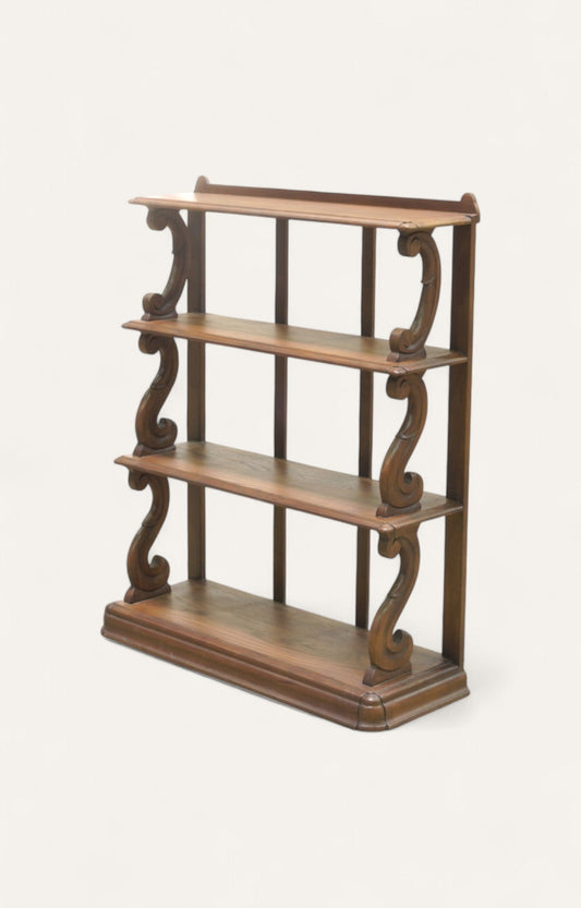 Colonial Scrollwork Acacia Wood Shelf