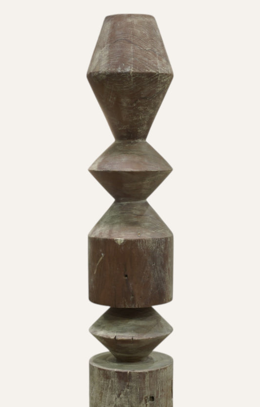 Tapered Geometric Decorative Pillar