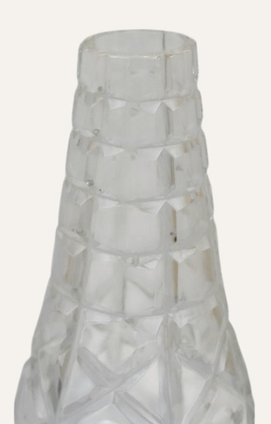 Curva Textured Glass Vase