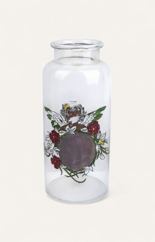 Floral Mason Jar Vase