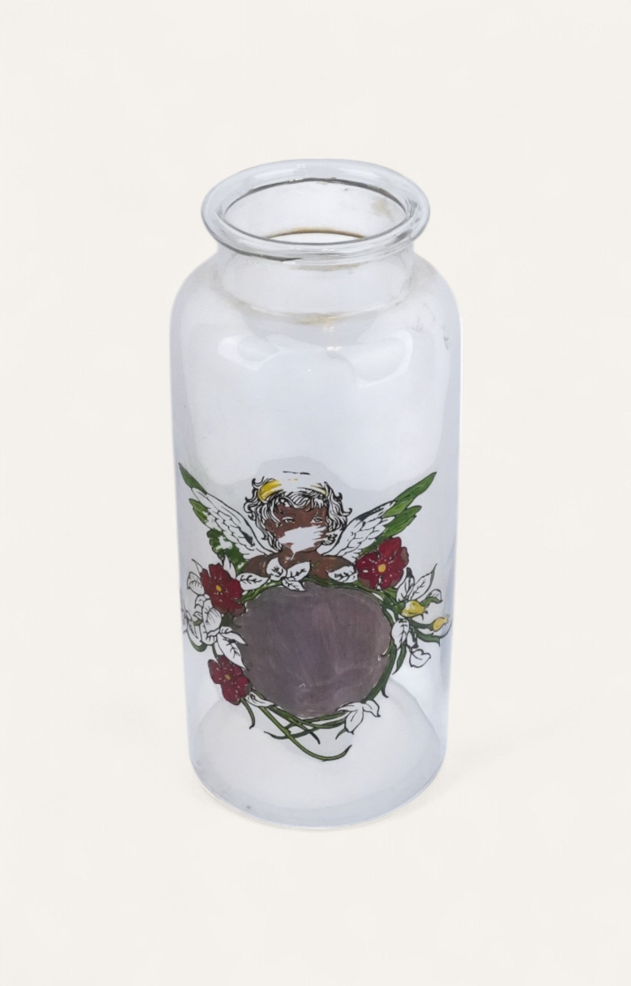 Floral Mason Jar Vase