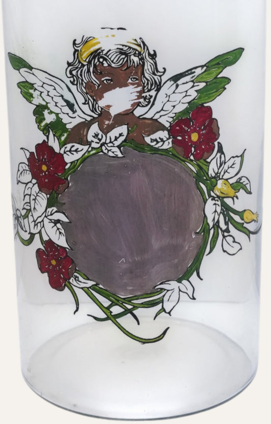 Floral Mason Jar Vase