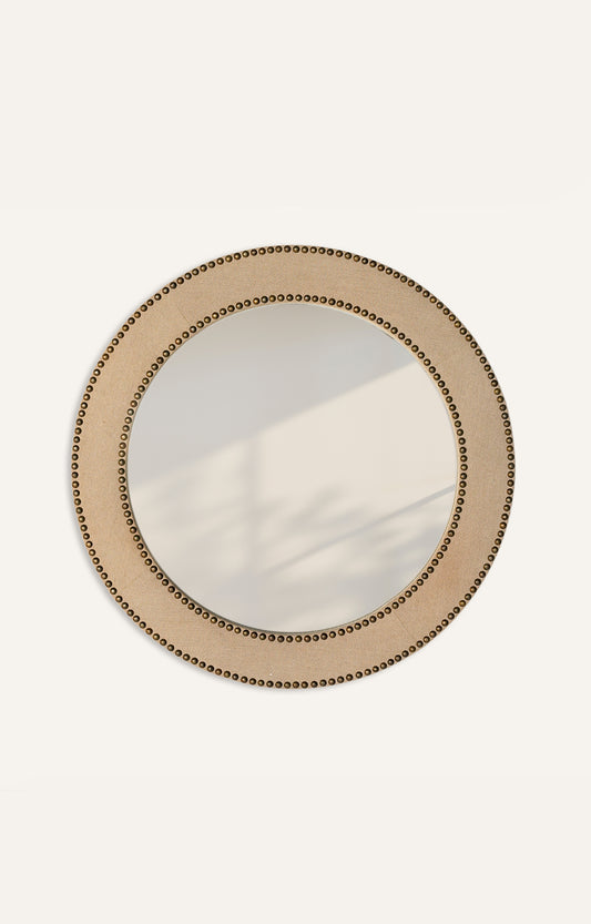 Linen With Studded Frame