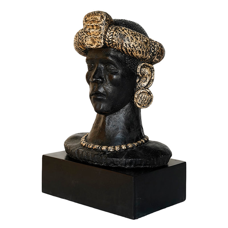 POP Head On Wood Base