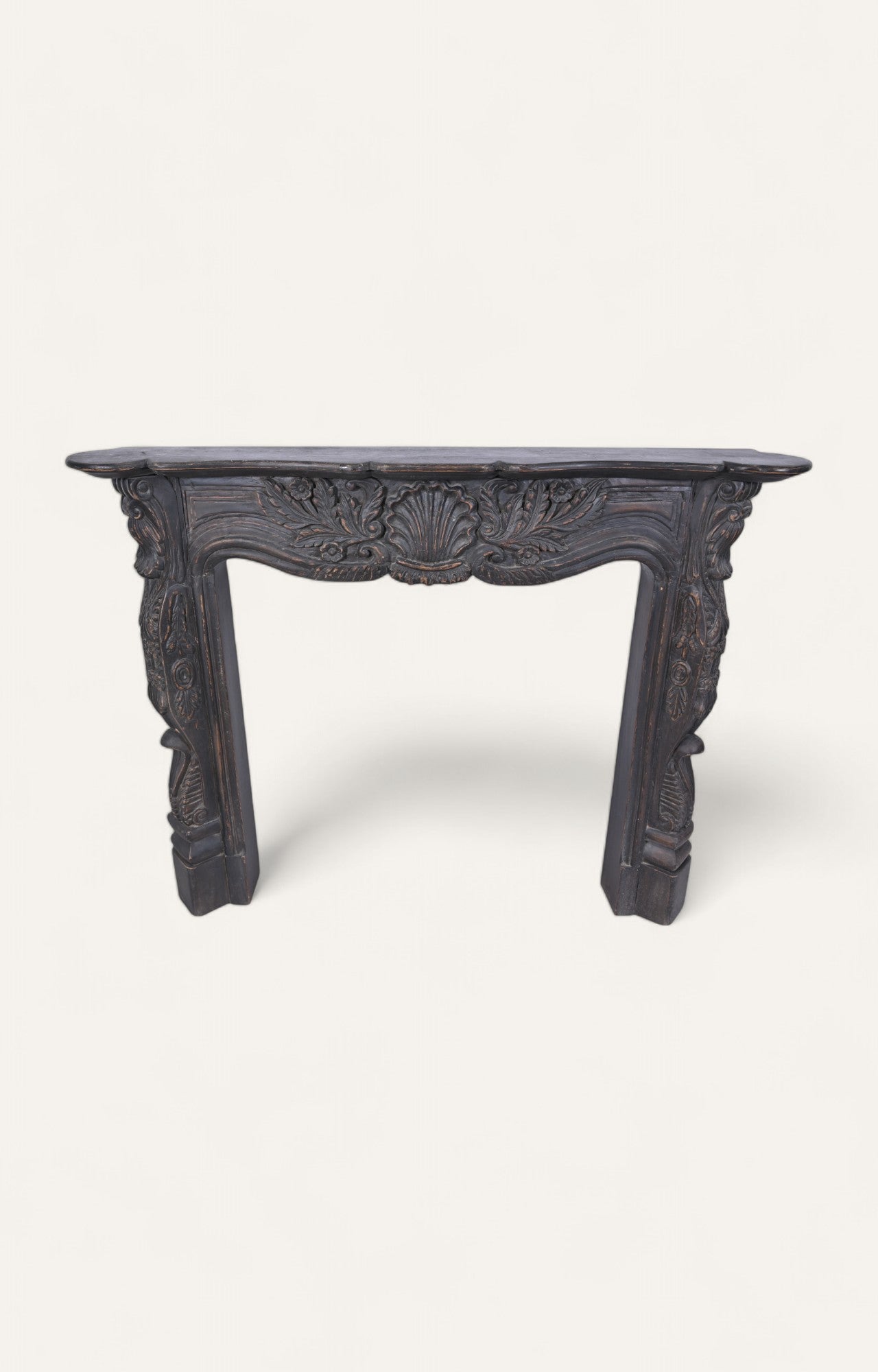 Hand carved Wooden Fireplace