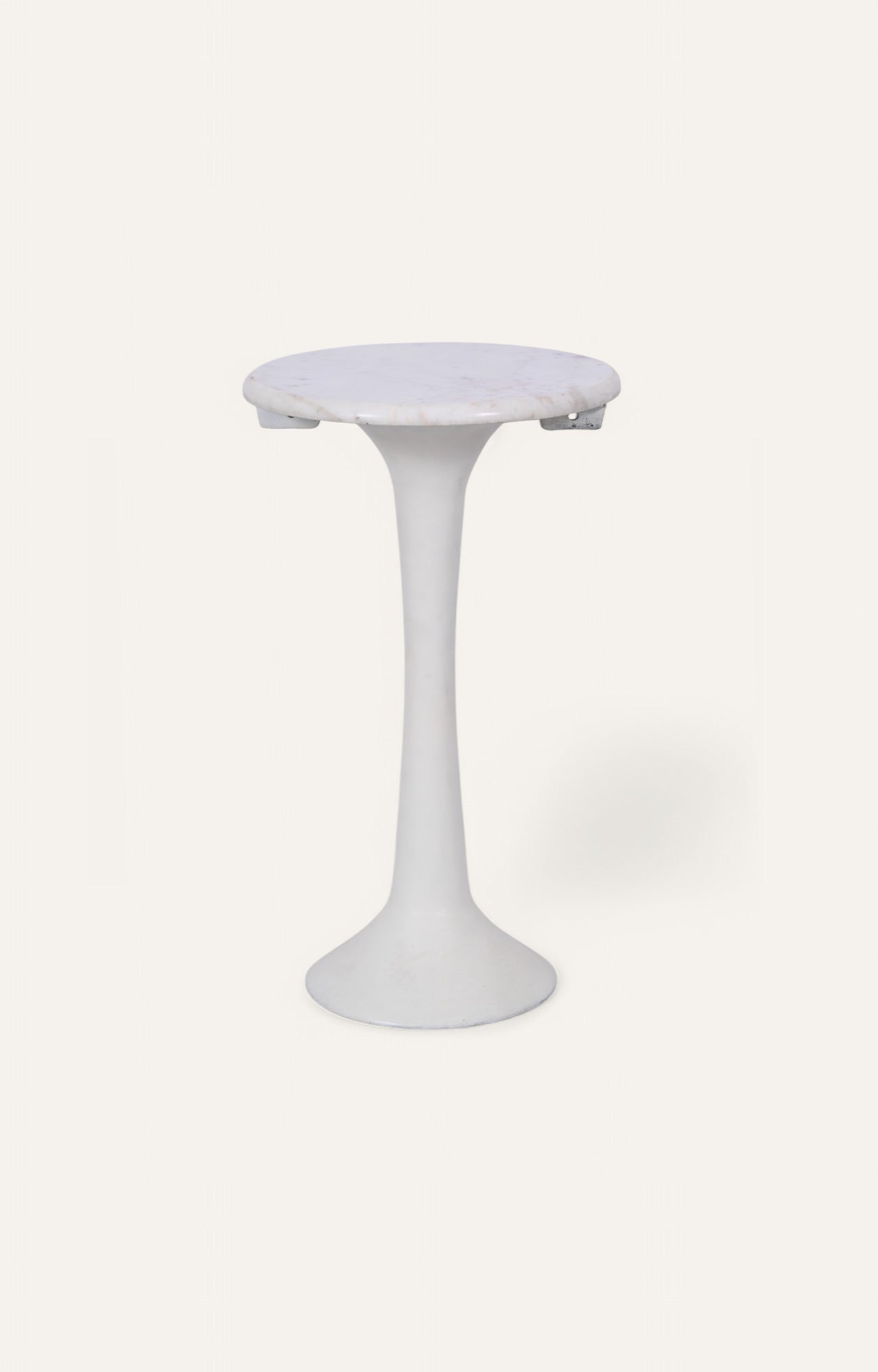 Sculptural Pedestal Side Table