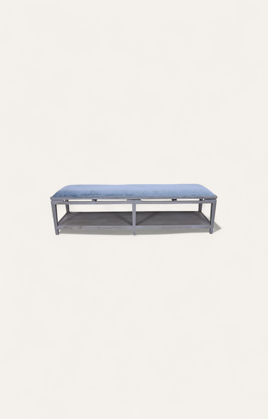 Entryway Bench In Grey Color