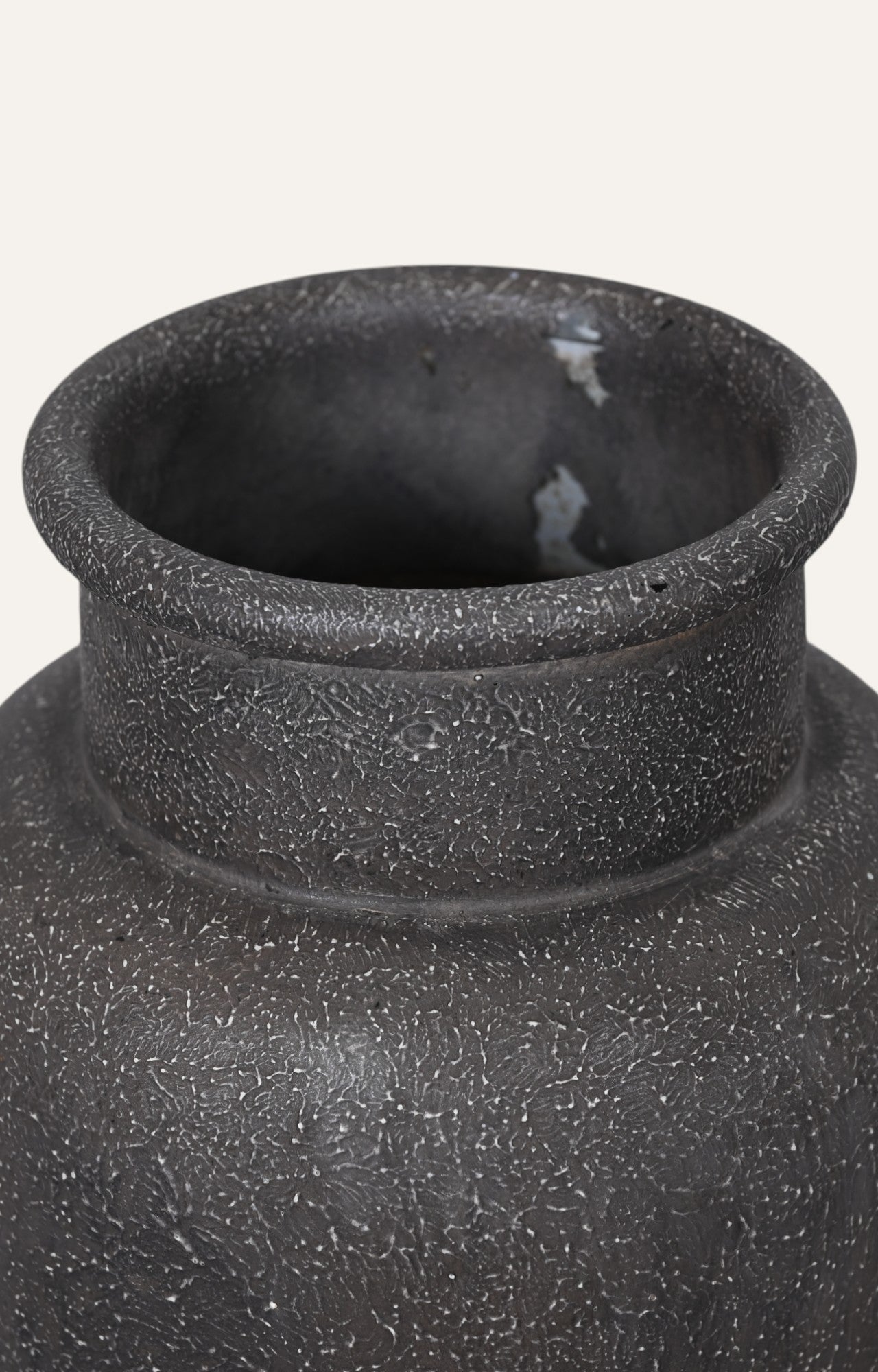 Matte black Indoor Planter for Faux Plants or Trees