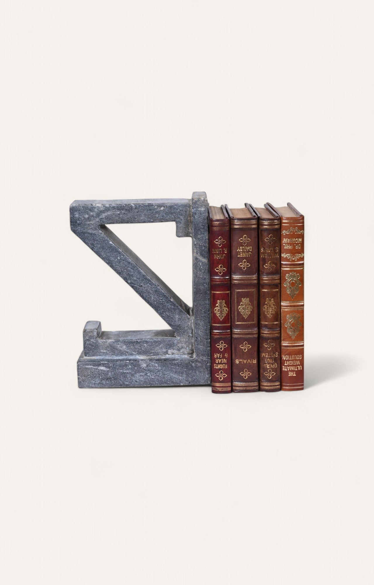 Horse Head Shape Marble Bookend- Perfect Home Decor Gift