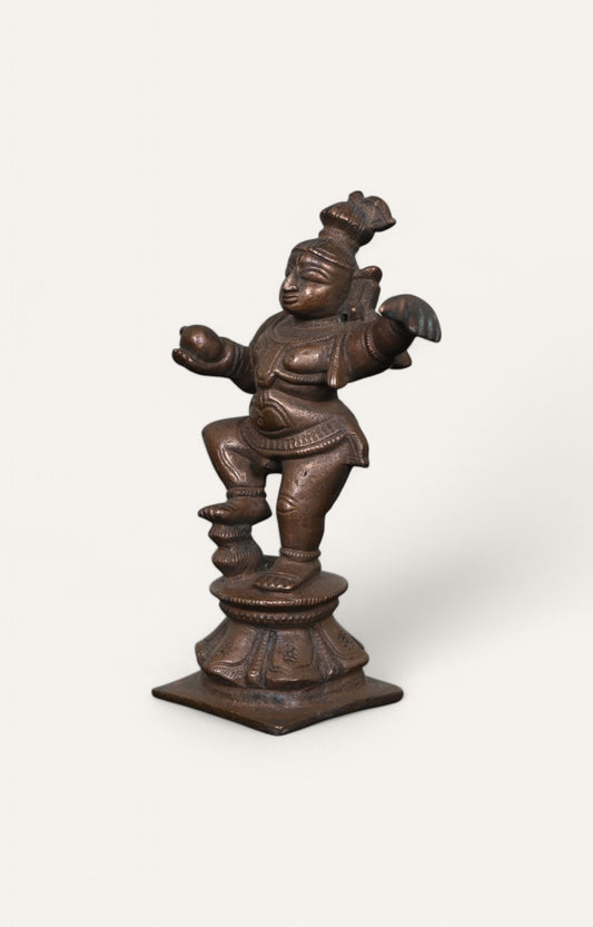 Dancing Man Brass Figurine