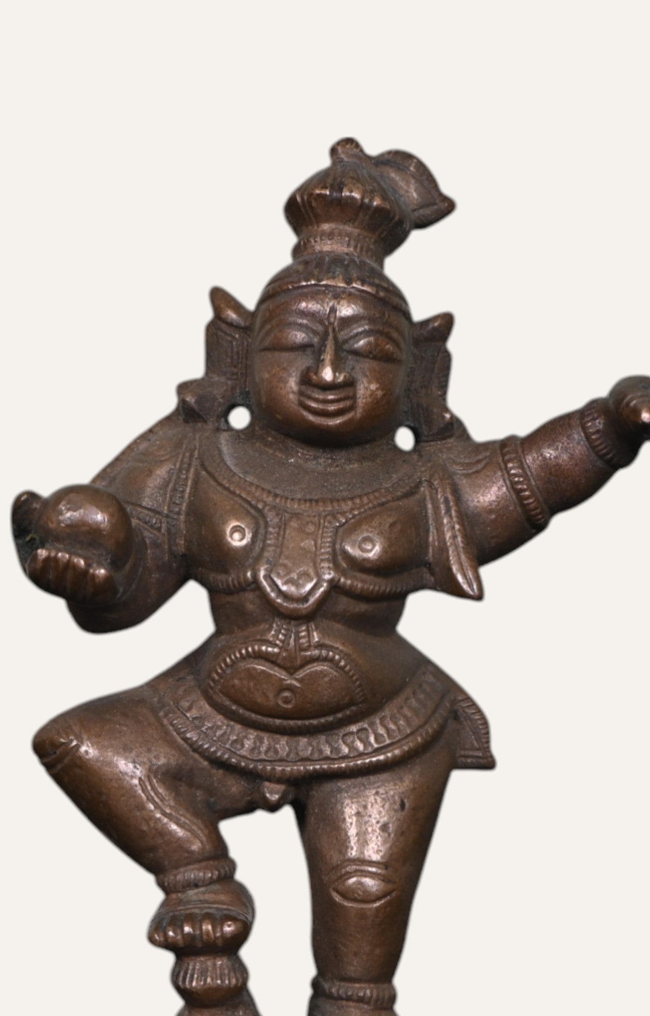 Dancing Man Brass Figurine