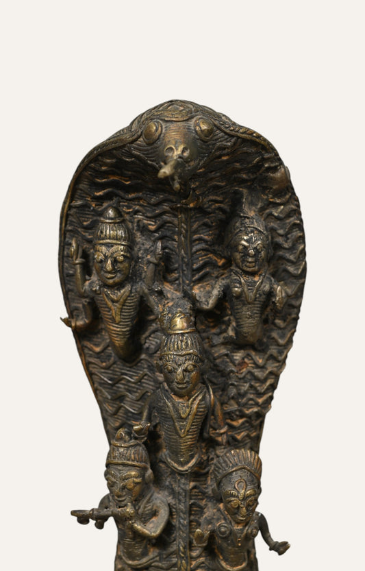 Orispa Tribal Snake Figurine