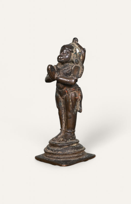 Hanuman Goddess Brass Antique Sculpture