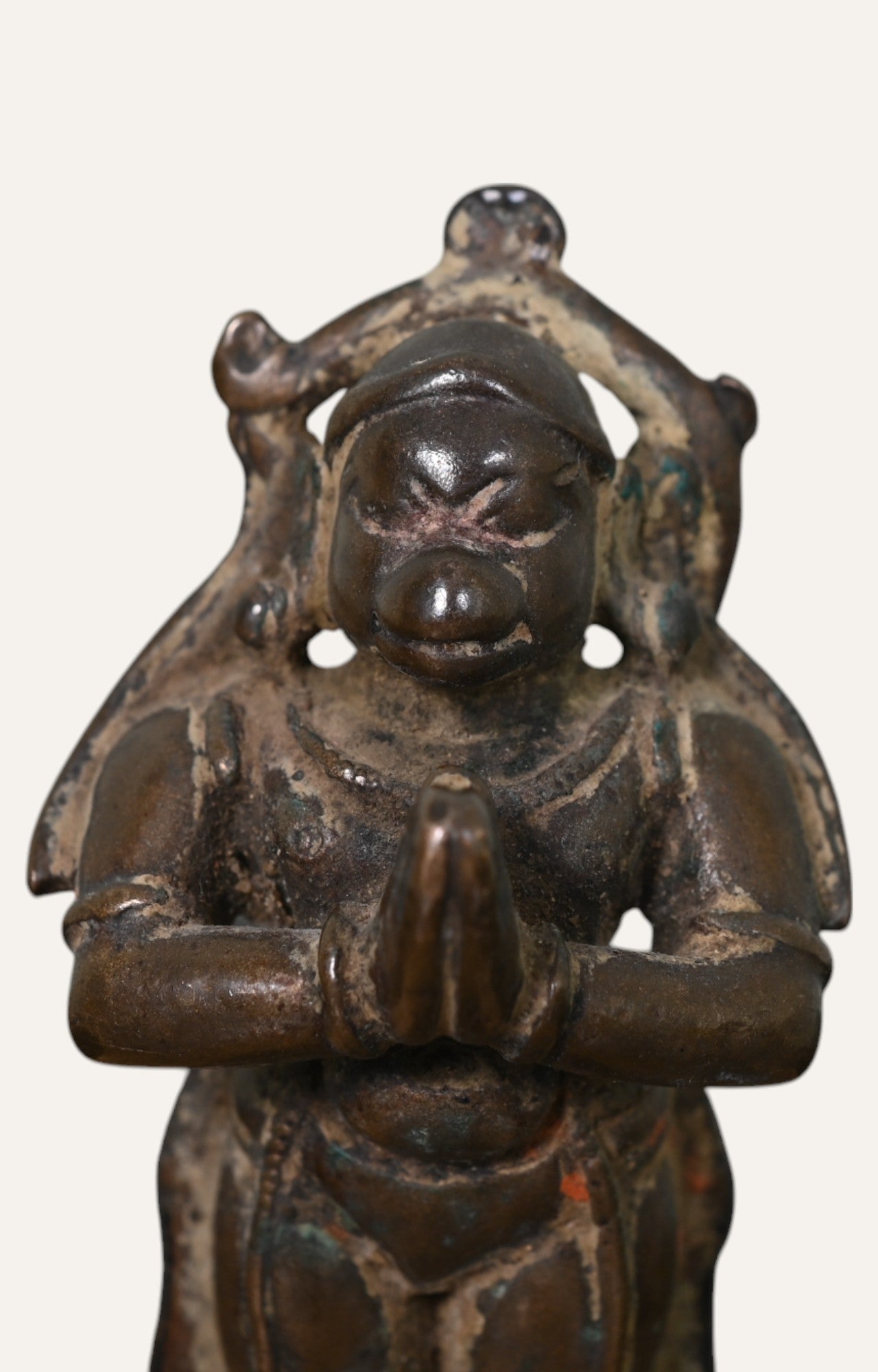 Hanuman Goddess Brass Antique Sculpture
