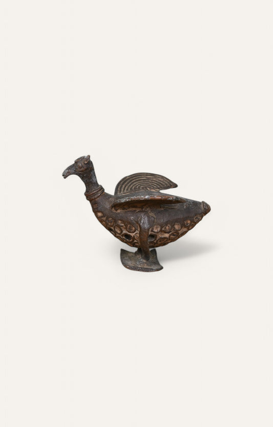 Bird Vintage Brass Figurine